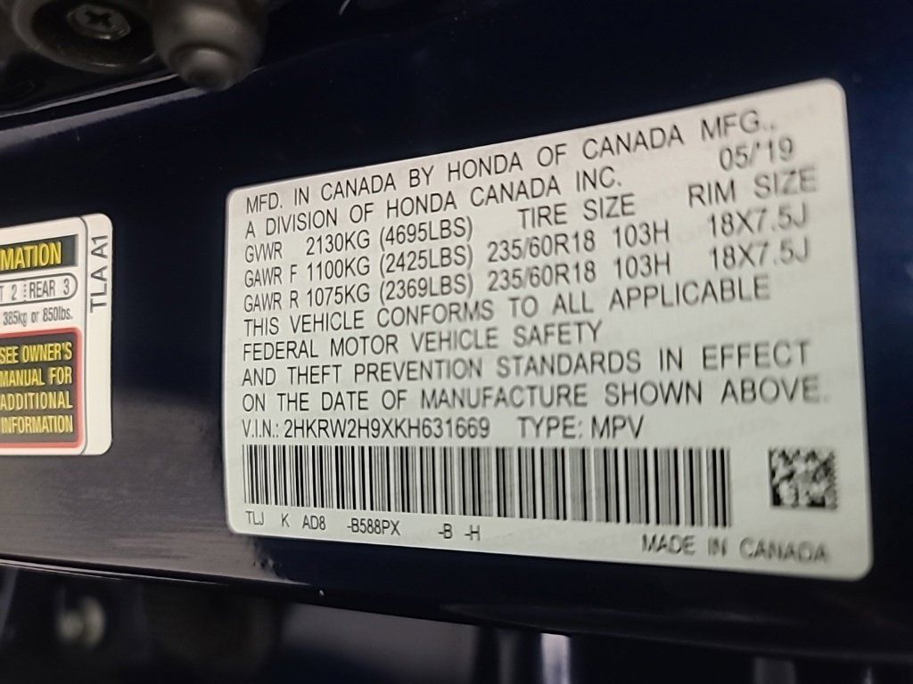 Used 2019 Honda CR-V Touring image 44