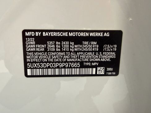 Used 2023 BMW X3 xDrive30i w/ M Sport Package image 63