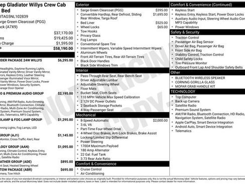 Used 2022 Jeep Gladiator Sport AWD/4WD image 3