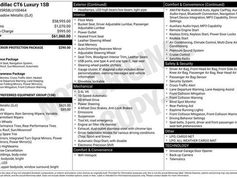 Used 2020 Cadillac CT6 Luxury image 6