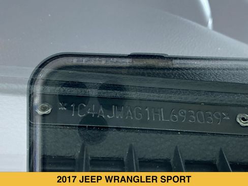 Used 2017 Jeep Wrangler Sport w/ Quick Order Package 24S AWD/4WD image 13