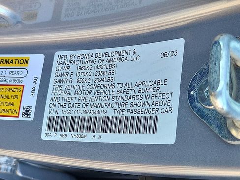 Certified 2023 Honda Accord EX image 26