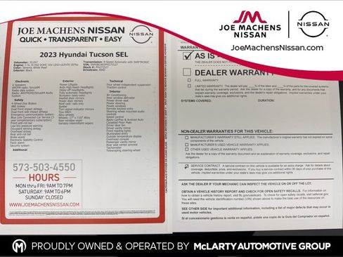 Used 2023 Hyundai Tucson SEL image 31