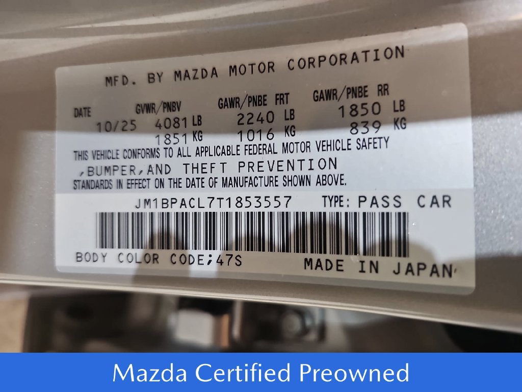 Certified 2026 MAZDA MAZDA3 2.5 S Sedan w/ Preferred Pkg FWD image 35
