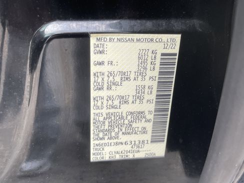 Used 2023 Nissan Frontier Pro-X w/ Tow Package image 5