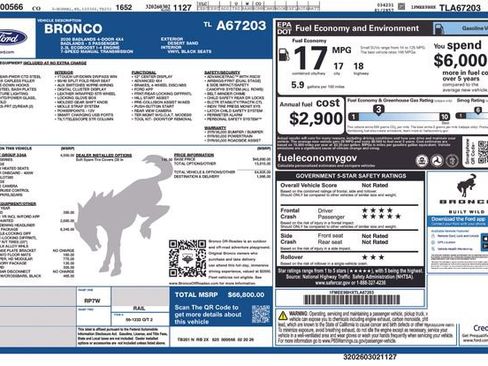 New 2026 Ford Bronco Badlands w/ Sasquatch Package image 26