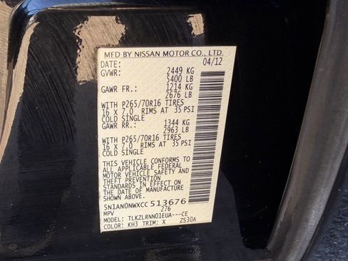 Used 2012 Nissan Xterra S image 30