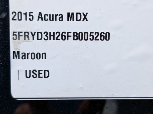 Used 2015 Acura MDX FWD image 10