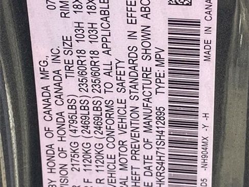 Certified 2025 Honda CR-V EX-L image 31