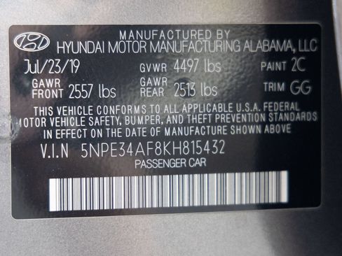 Used 2019 Hyundai Sonata Limited w/ Winter Weather Package FWD image 20