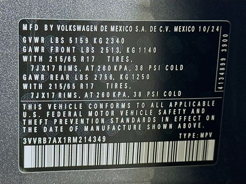 Used 2024 Volkswagen Tiguan S image 12