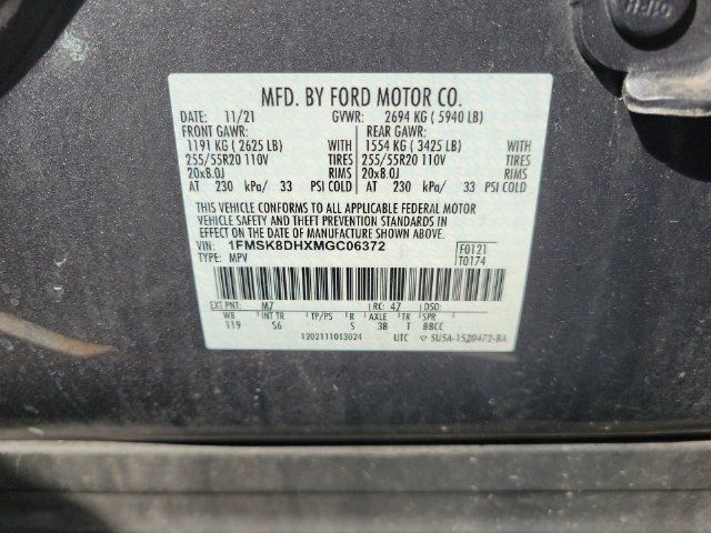 Used 2021 Ford Explorer XLT w/ Equipment Group 202A AWD/4WD image 42
