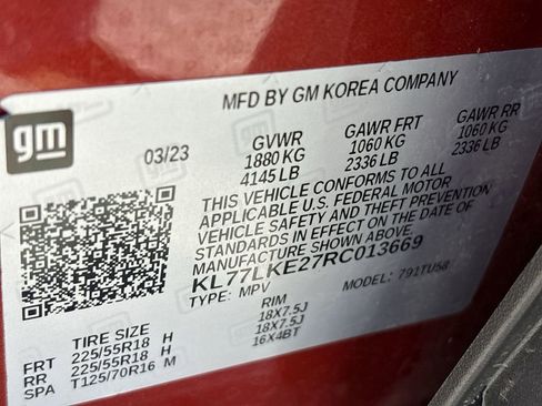 Certified 2024 Chevrolet Trax ACTIV w/ Driver Confidence Package image 34