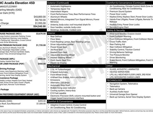 New 2026 GMC Acadia Elevation w/ Super Cruise Package FWD image 5