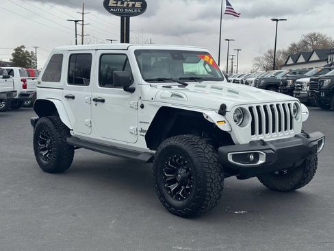 Used 2021 Jeep Wrangler Unlimited Sahara w/ Uconnect 4C Nav & Sound Group image 3