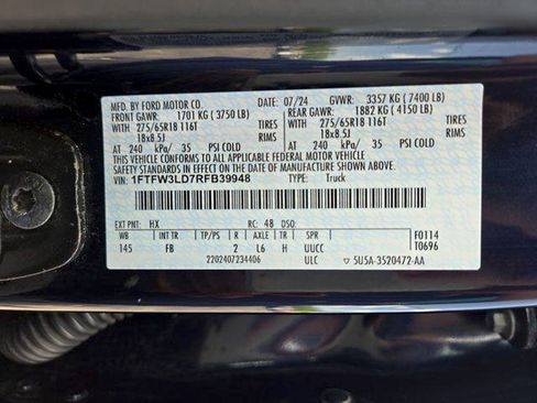 Certified 2024 Ford F150 XLT w/ Equipment Group 302A MID AWD/4WD image 26