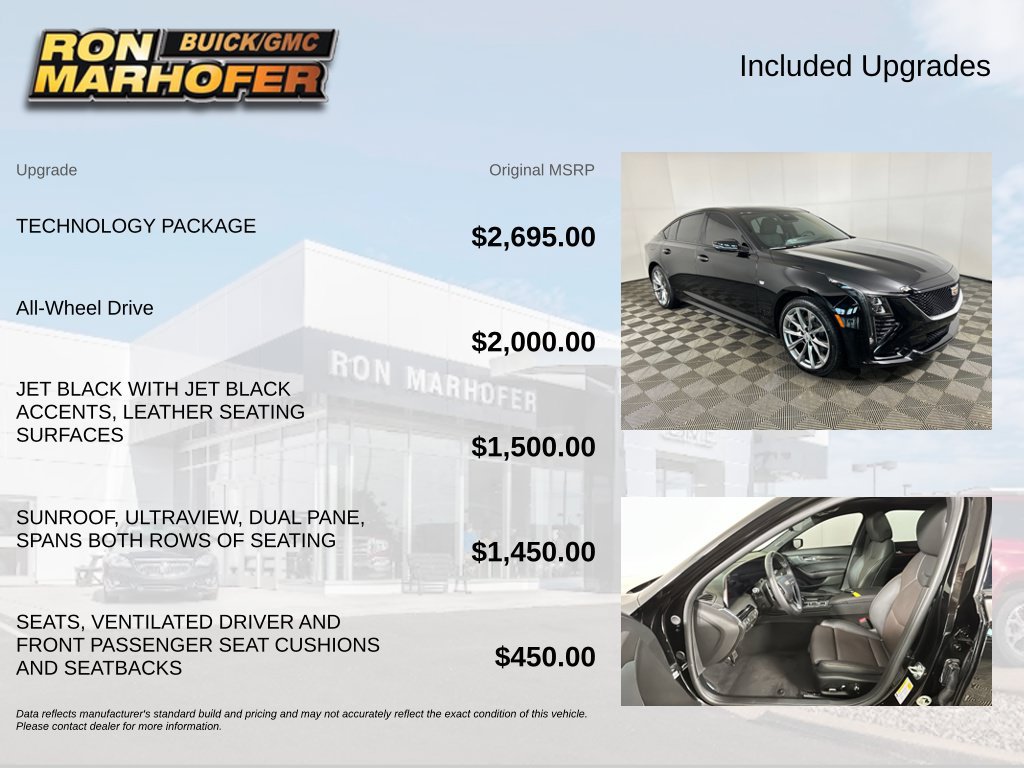 Used 2026 Cadillac CT5 Sport w/ Technology Package AWD/4WD image 6