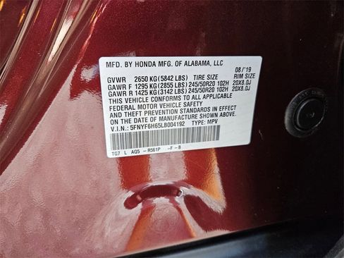 Used 2020 Honda Pilot Touring image 26