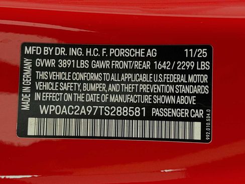 Certified 2026 Porsche 911 GT3 RWD image 30