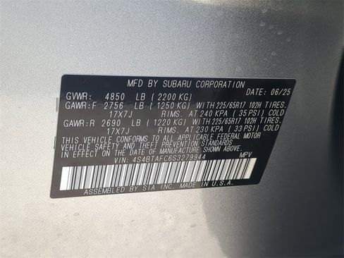 New 2025 Subaru Outback Premium w/ Popular Package #1A image 34