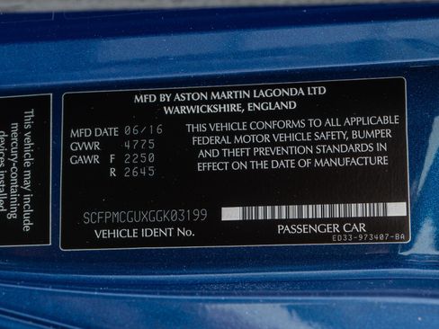 Used 2016 Aston Martin Vanquish Volante RWD image 20