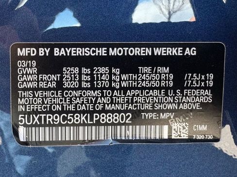 Used 2019 BMW X3 xDrive30i w/ M Sport Package 2 image 13