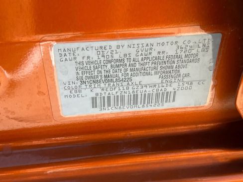 Used 2021 Nissan Versa SV FWD image 27