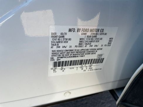 Certified 2021 Ford Edge SEL w/ Convenience Package FWD image 34
