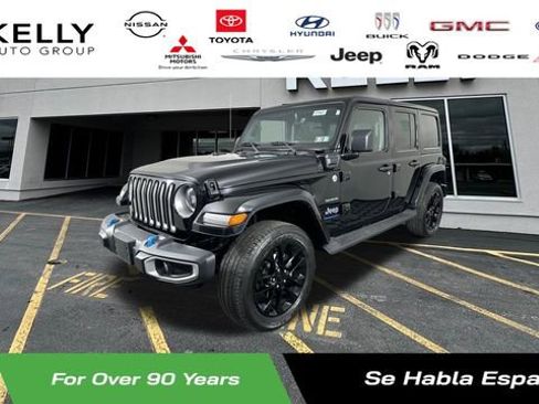 Certified 2023 Jeep Wrangler Sahara 4xe w/ Cold Weather Group image 1