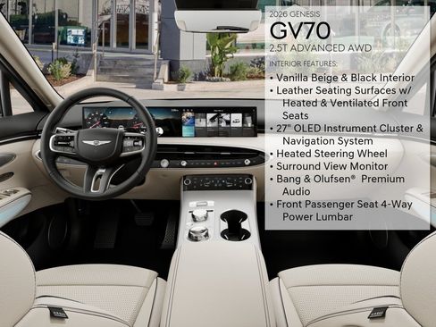 New 2026 Genesis GV70 2.5T Advanced AWD/4WD image 46