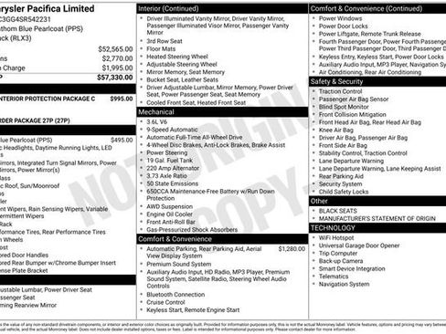 Used 2025 Chrysler Pacifica Limited image 6