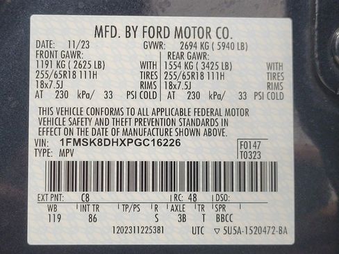 Used 2023 Ford Explorer XLT w/ Class IV Trailer Tow Package image 30