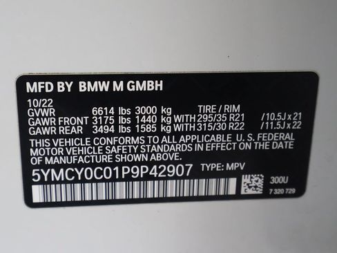 Used 2023 BMW X6 M w/ Executive Package AWD/4WD image 71