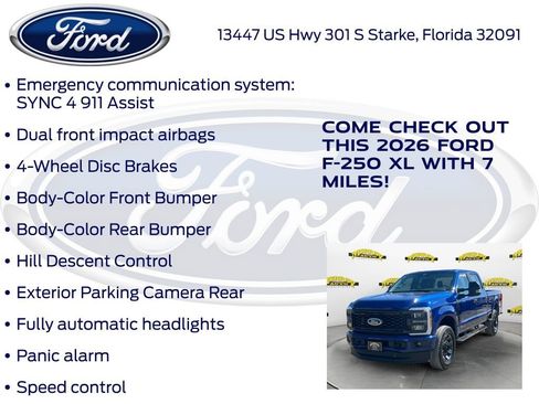 New 2026 Ford F250 XL w/ STX Appearance Package image 30