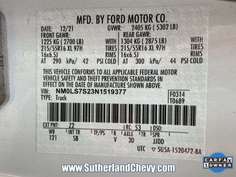 Used 2022 Ford Transit Connect XL image 35