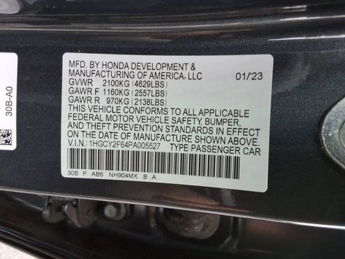 Used 2023 Honda Accord EX-L image 37