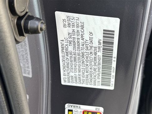 New 2026 Honda Odyssey EX-L image 34