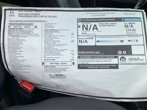New 2025 RAM 5500 Tradesman image 13