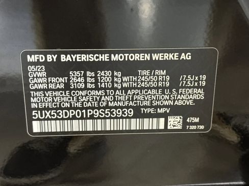 Used 2023 BMW X3 xDrive30i w/ M Sport Package image 22