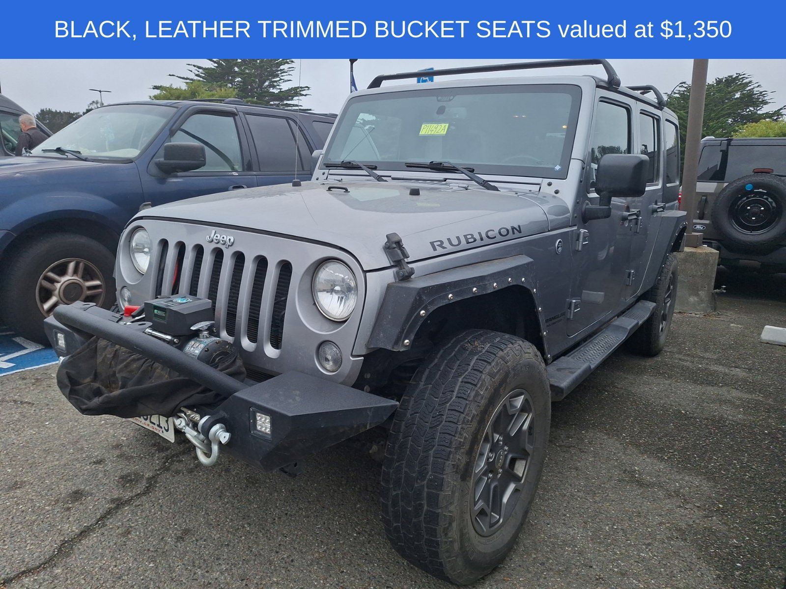 Used 2016 Jeep Wrangler Unlimited Rubicon w/ Connectivity Group AWD/4WD image 3