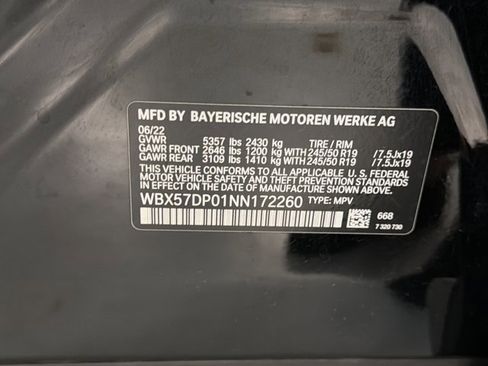 Used 2022 BMW X3 xDrive30i w/ Convenience Package w/ZPA image 11