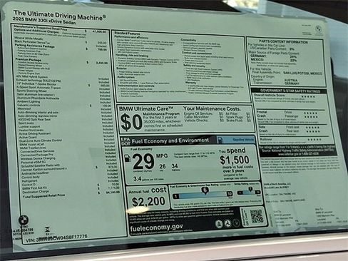 Certified 2025 BMW 330i xDrive Sedan w/ Premium Package image 21