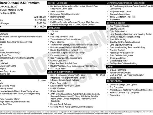 Used 2019 Subaru Outback 2.5i Premium image 2