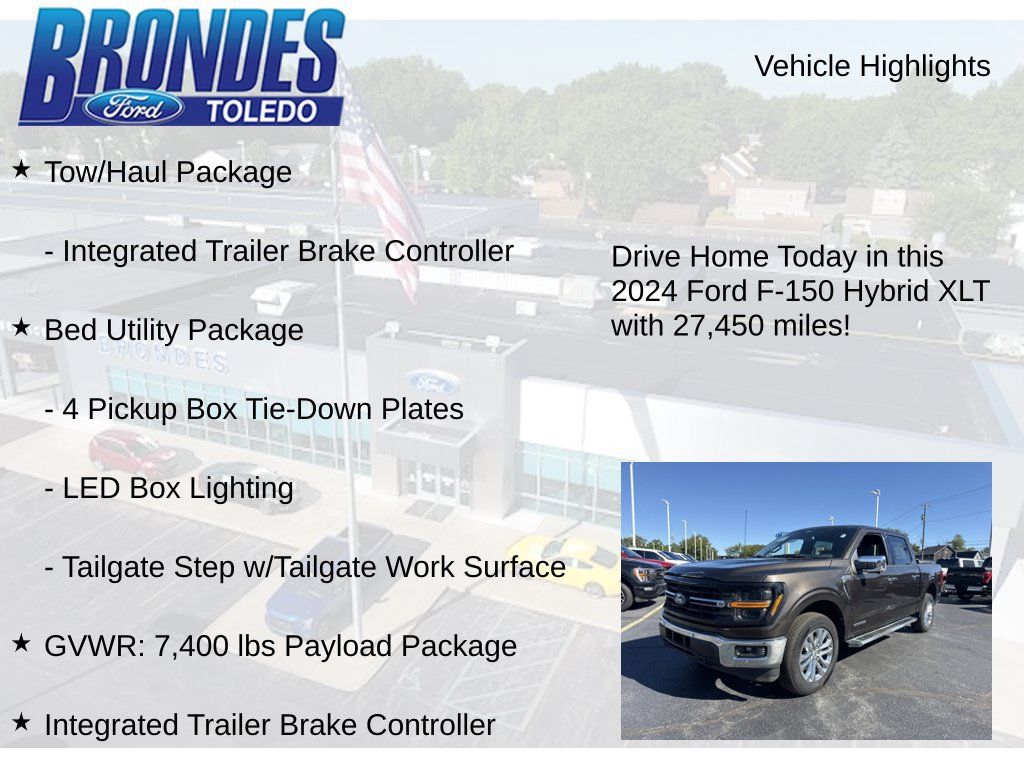 Used 2024 Ford F150 XLT w/ Equipment Group 302A MID AWD/4WD image 17