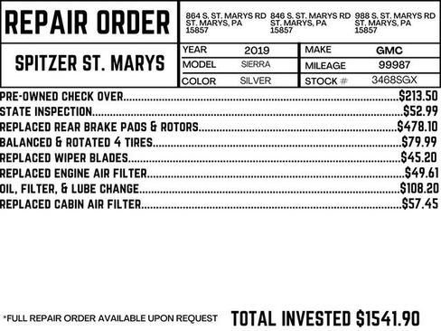 Used 2019 GMC Sierra 1500 Base 4WD 4D Crew Cab w/ Convenience Package image 6