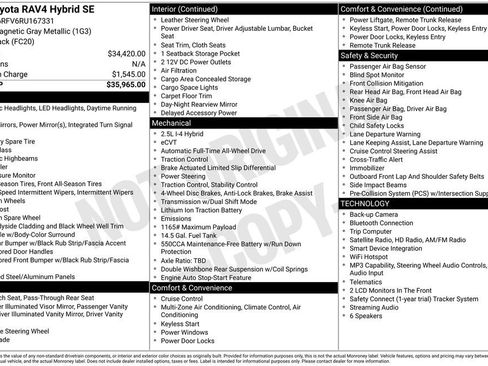 Certified 2024 Toyota RAV4 SE AWD/4WD image 33