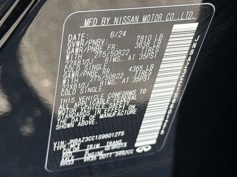 Used 2025 INFINITI QX80 Autograph AWD/4WD image 30