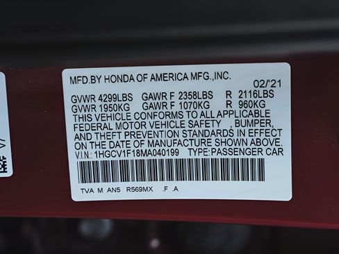 Used 2021 Honda Accord LX image 33