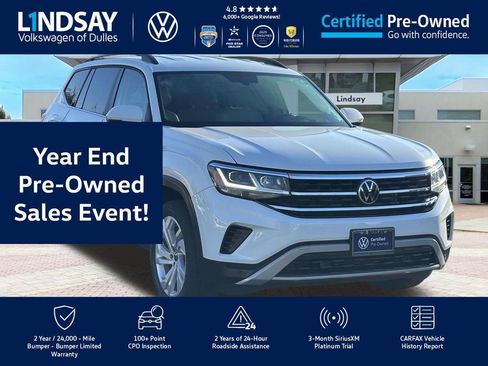 Certified 2022 Volkswagen Atlas SE image 1