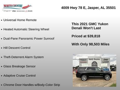 Used 2021 GMC Yukon Denali w/ Denali Premium Package AWD/4WD image 43